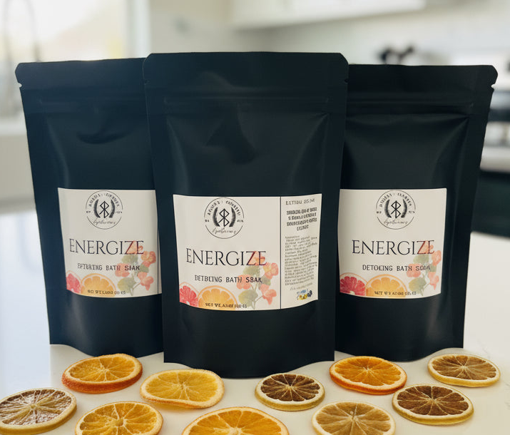 Energize – Citrus Mineral Bath Soak 4.5oz