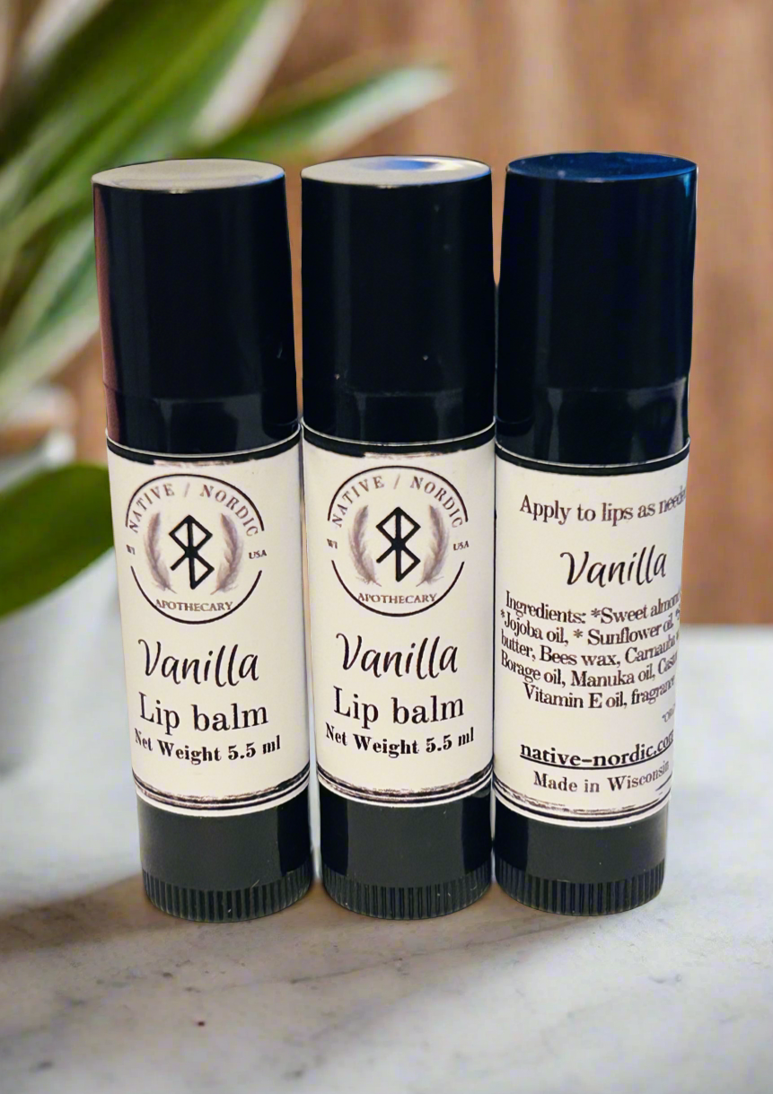 Vanilla lip balm