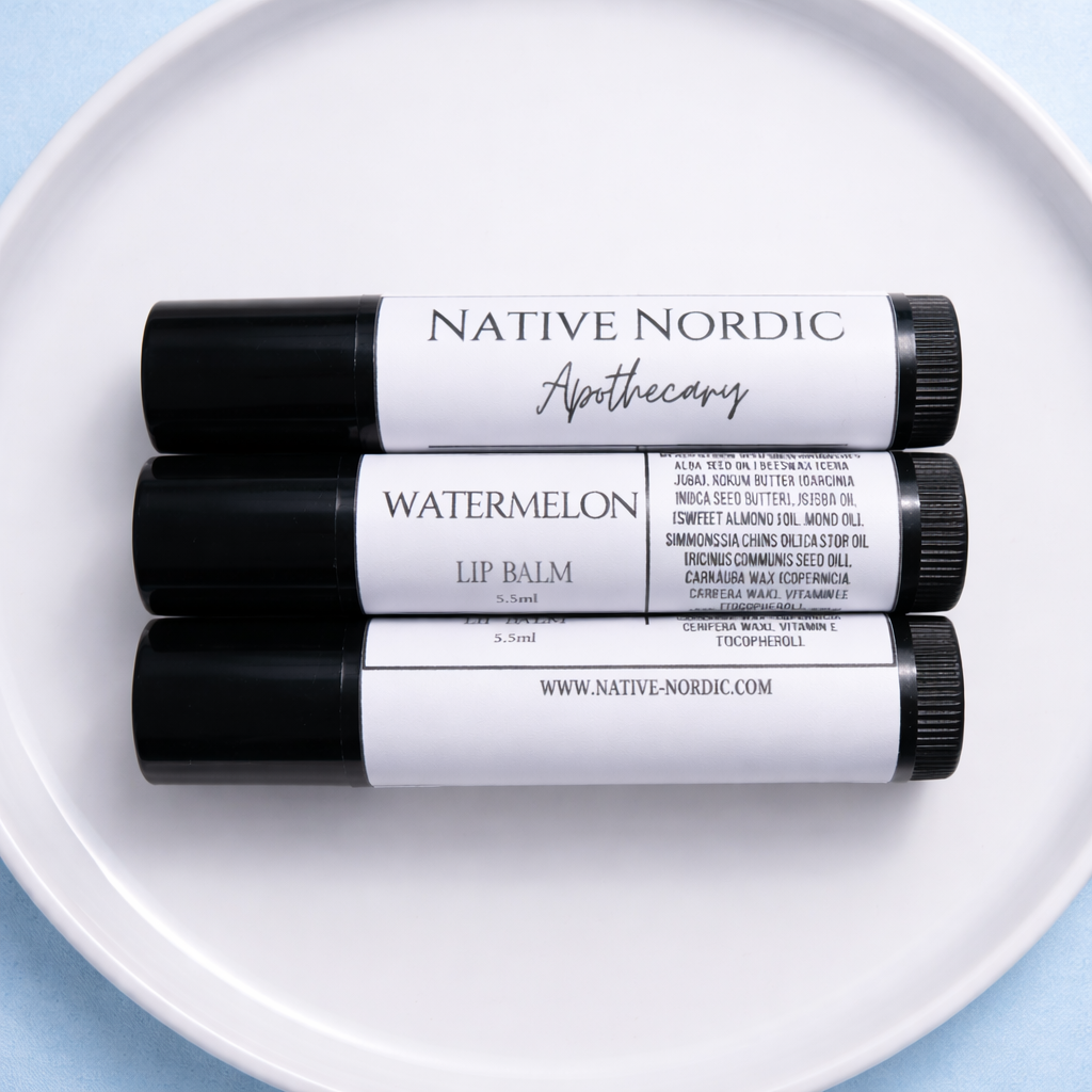 Watermelon lip balm