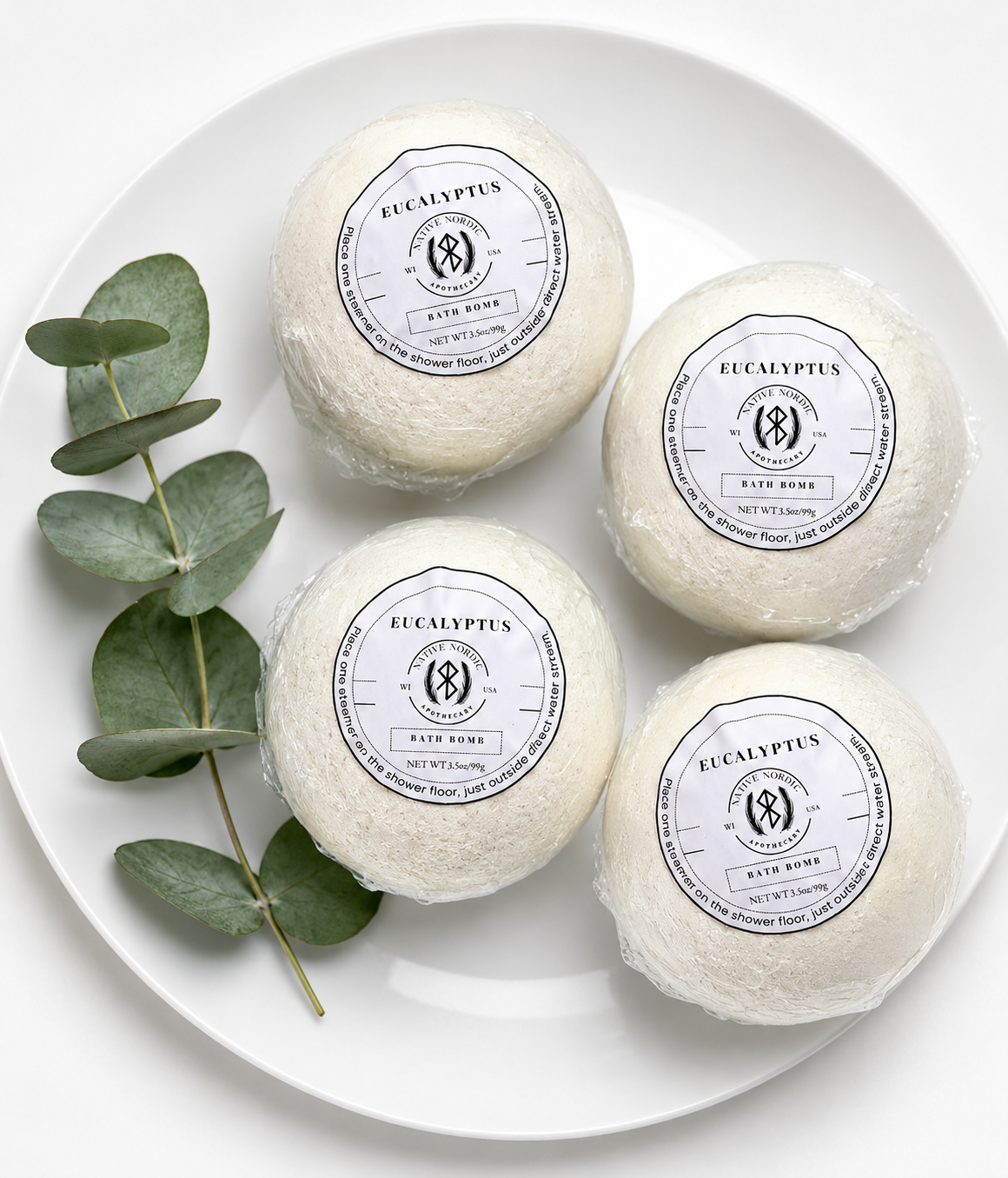 Eucalyptus bath bomb