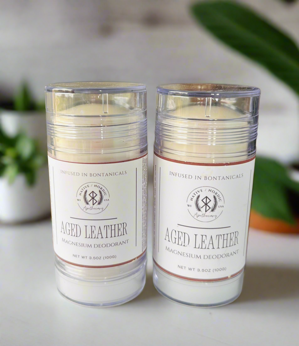 Aged Leather Natural Deodorant