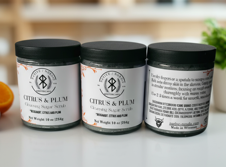 Citrus & Plum body scrub