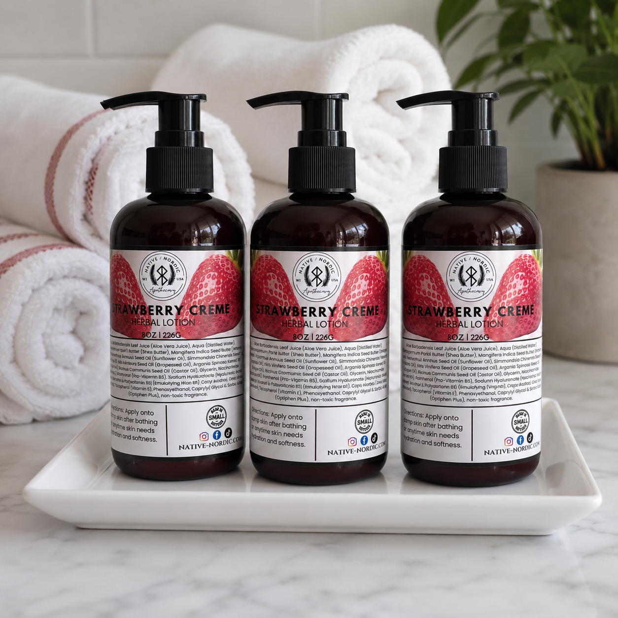 Strawberry Crème Botanical Lotion