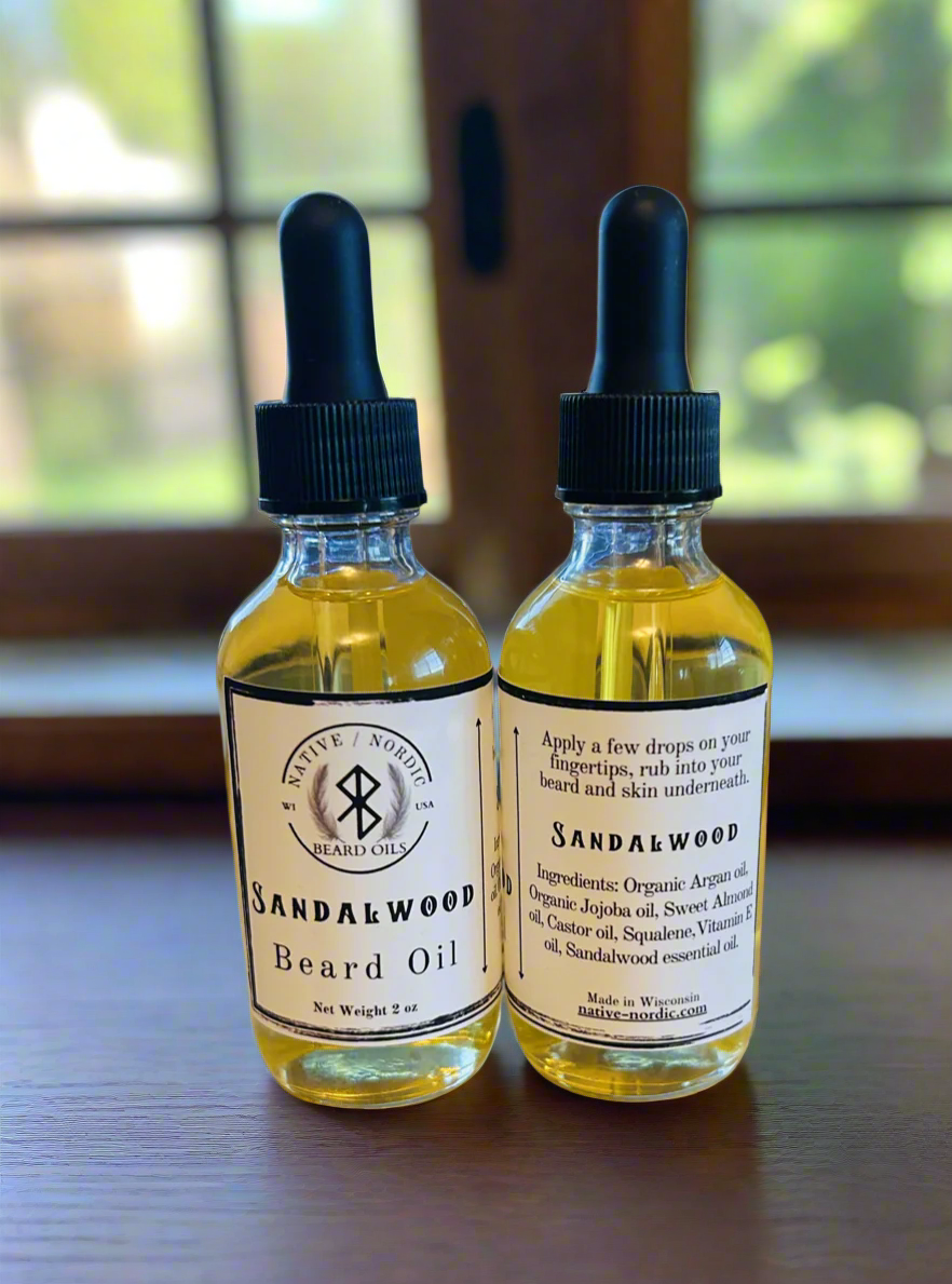Sandalwood beard oil 2oz