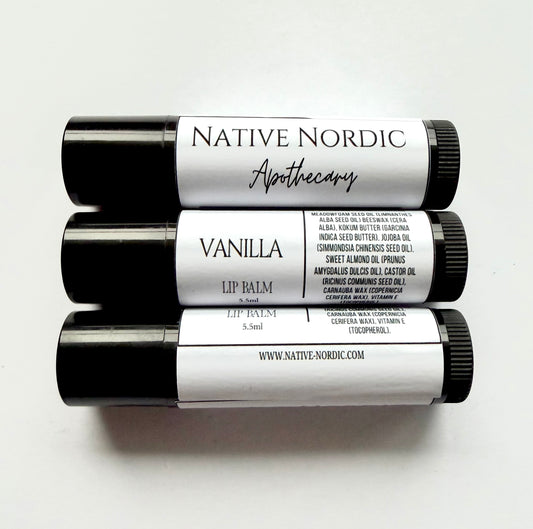 Vanilla lip balm