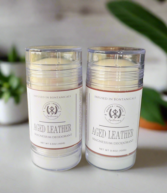 Aged Leather Natural Deodorant
