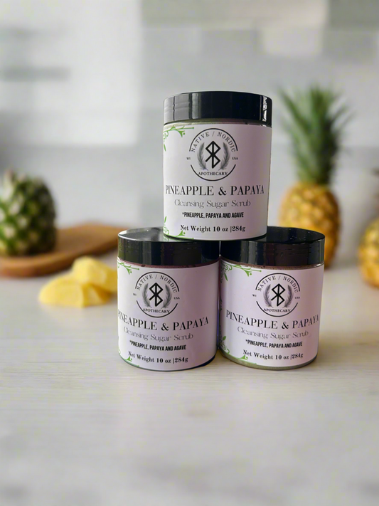Pineapple & Papaya body scrub