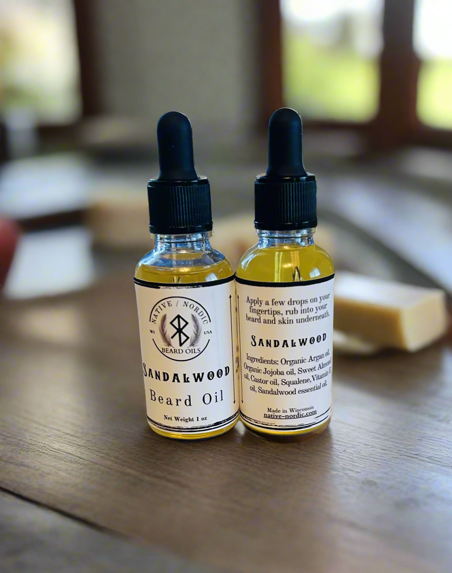 Sandalwood beard oil 1oz