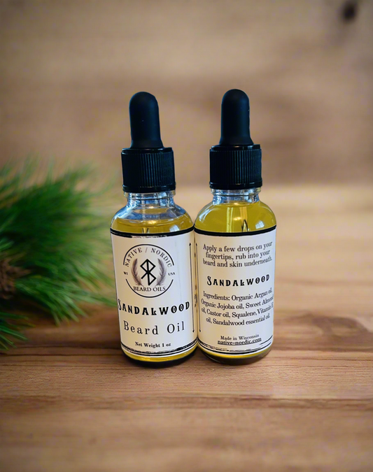 Sandalwood beard oil 1oz