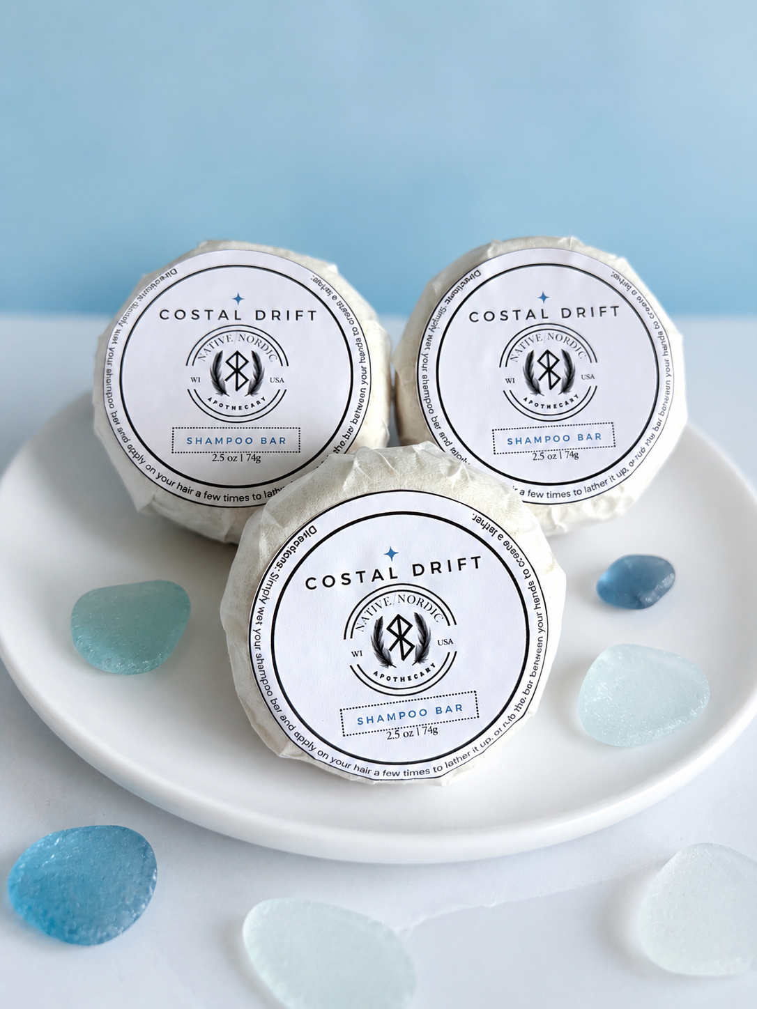 COSTAL DRIFT SYNDET SHAMPOO BAR 2oz
