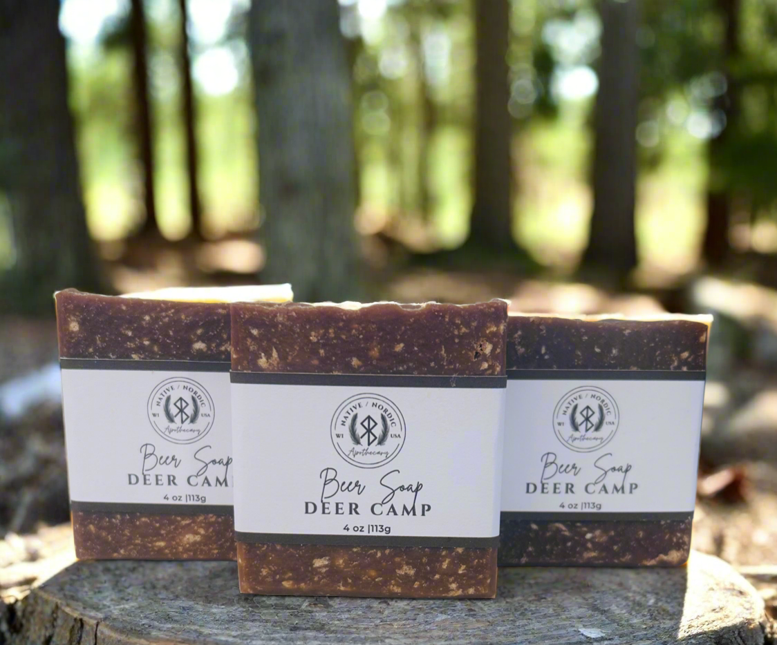 “Deer Camp” Pine Tar & Beer 4oz