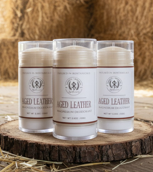Aged Leather Natural Deodorant